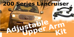 200 series Landcruiser CalOffroad Adjustable Upper Arm Kit