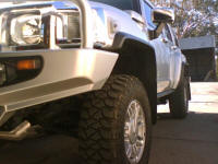 Hummer H3 with Suspension Lift detail